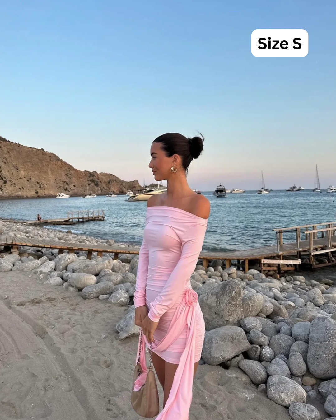 glory mini dress in blush lioness – Styled By Ivory archive49 and a pull on Callan 3-Drawer Wood Dresser Name/Description:Lane Custom - AWW Clay Inspired Gown