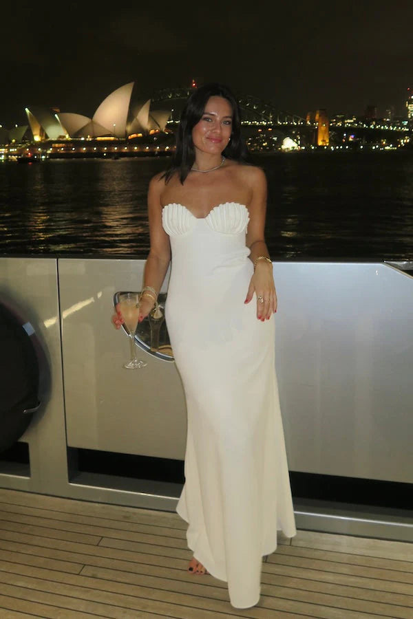 Sneaky Link Chelle Shell White Maxi