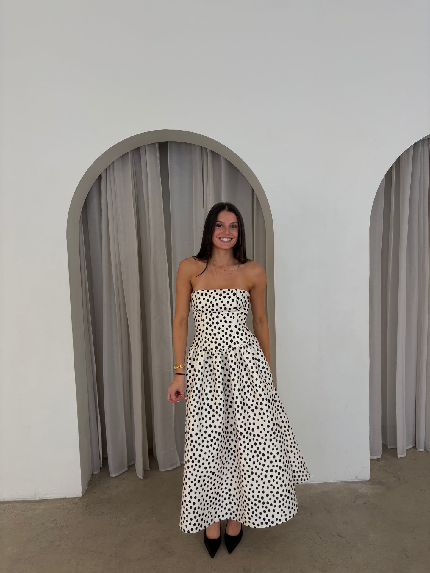 Sheike Maya Polka Dot Midi