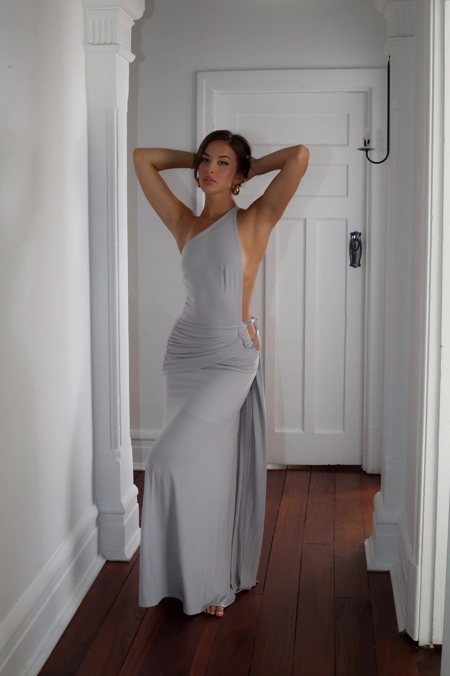 Ance Gria Gaia Silver Gown