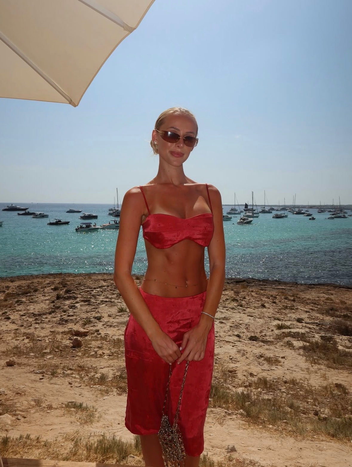 Hntr The Label Inka Set in Red