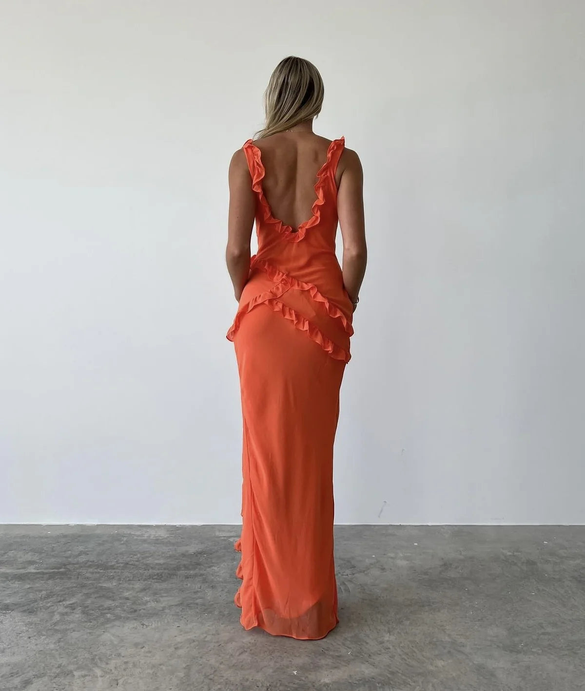 House of CB Pixie Orange Maxi