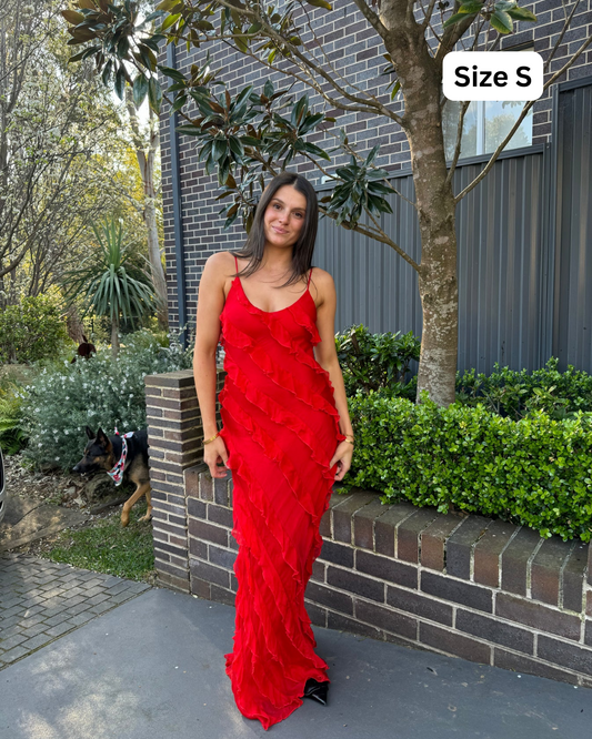 Rat and Boa Cecilia Red Frill