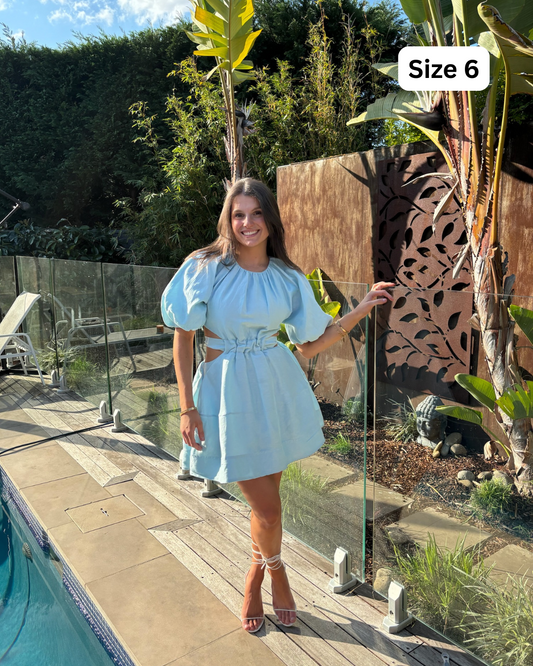 AJE Psychedelia Cut Out Mini Blue