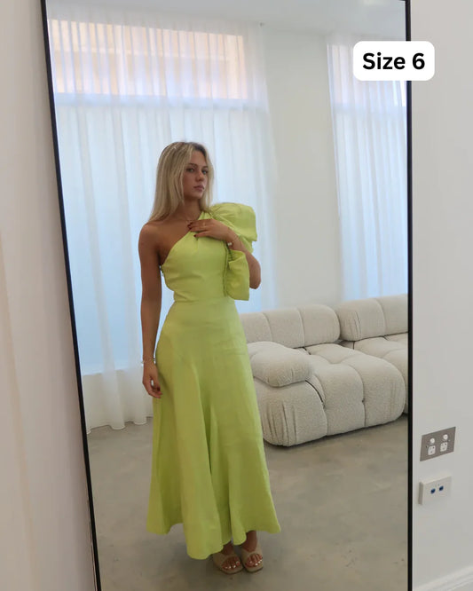 Aje Bonjour Midi Dress Green SELLING