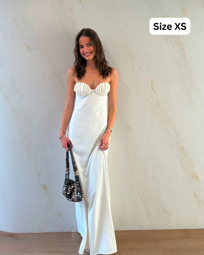 Sneaky Link Chelle Shell White Maxi