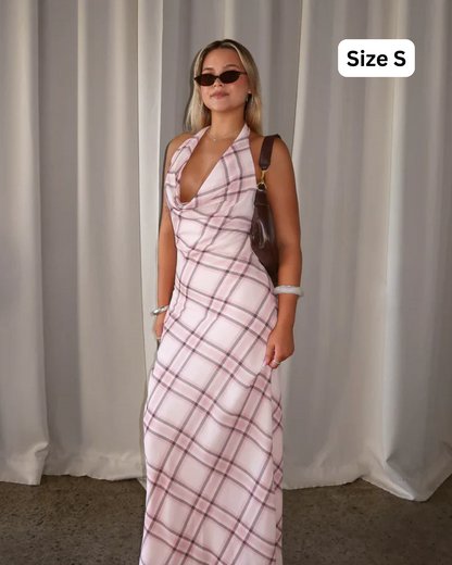 Peppermayo Muse Maxi Pink Check