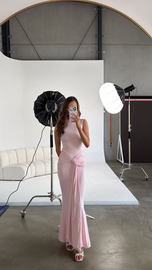 Babyboo Lorenza Maxi Dress in Pink