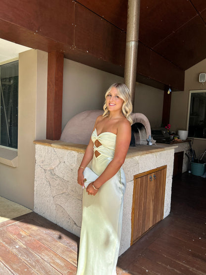 Bec and Bridge Halle Yellow Strapless