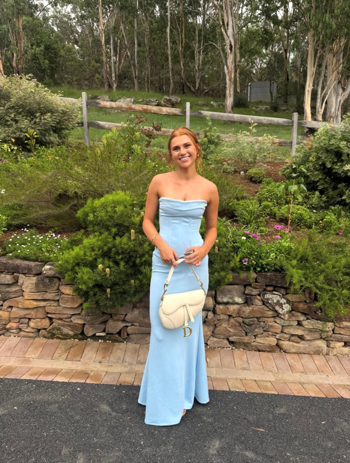 Hntr The Label Louie Gown Blue