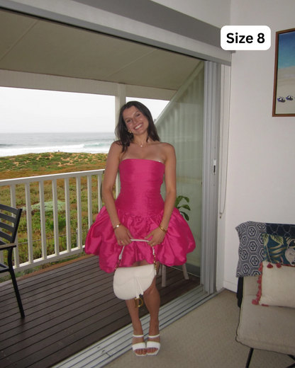 AJE Piacere Bubble Mini Dress