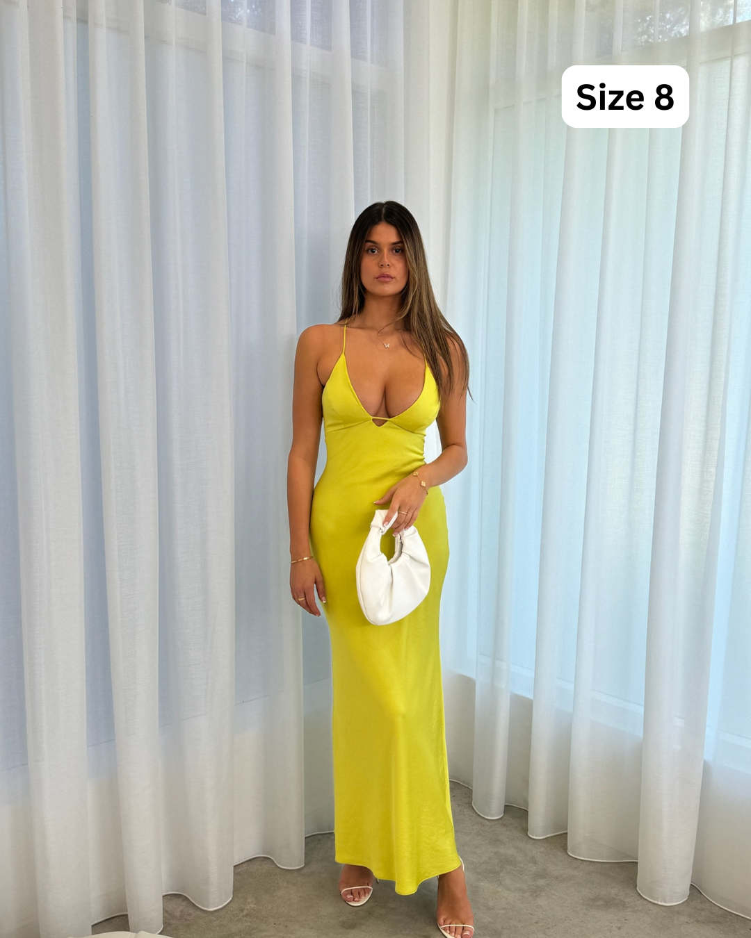 Manning Cartell Time To Shine Slip Dress in Lime