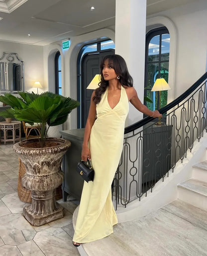 Peppermayo Heavy Hearted Halter Maxi