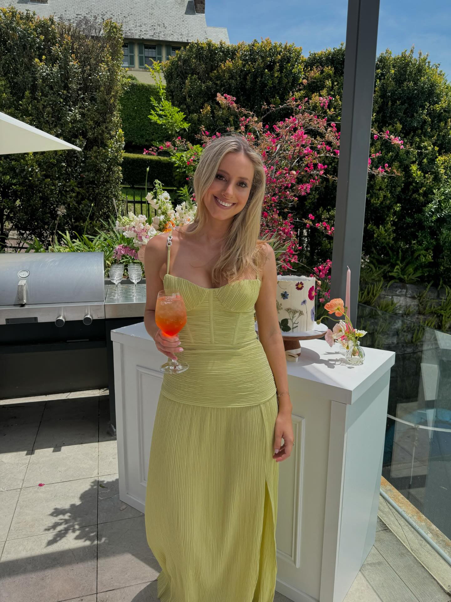 Manning Cartell Double Time Pleat Maxi Pistachio