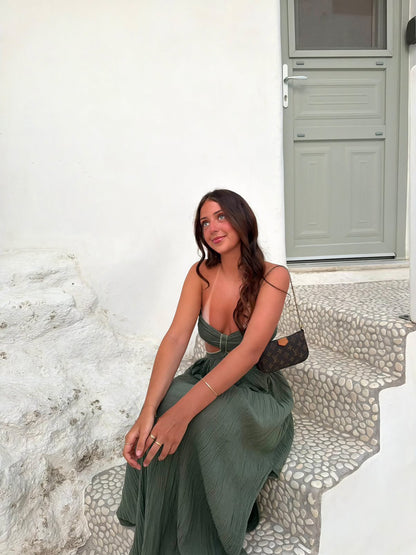 D'Artemide Chloe Dress Khaki