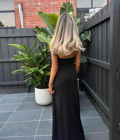 Misha Jennifer Cupro Maxi Black