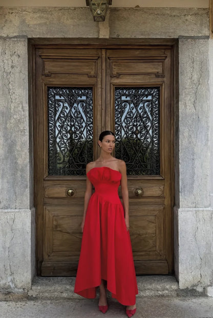 Elliatt Laurel Sleeveless Red Maxi Dress