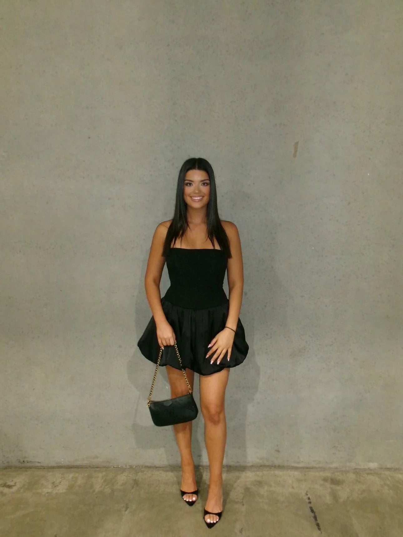 Oh Polly Ludmila Halterneck Corset Bubble Mini