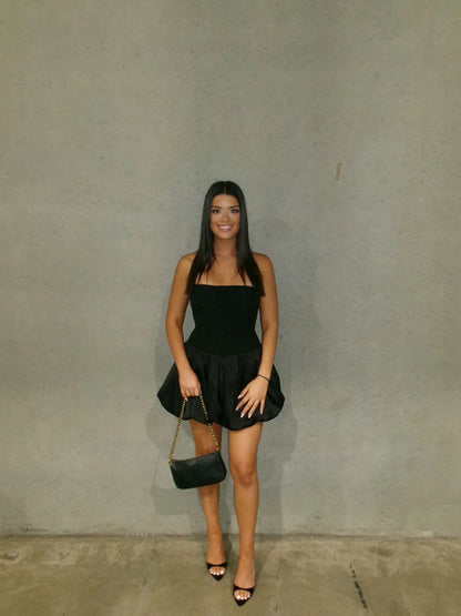 Oh Polly Ludmila Halterneck Corset Bubble Mini