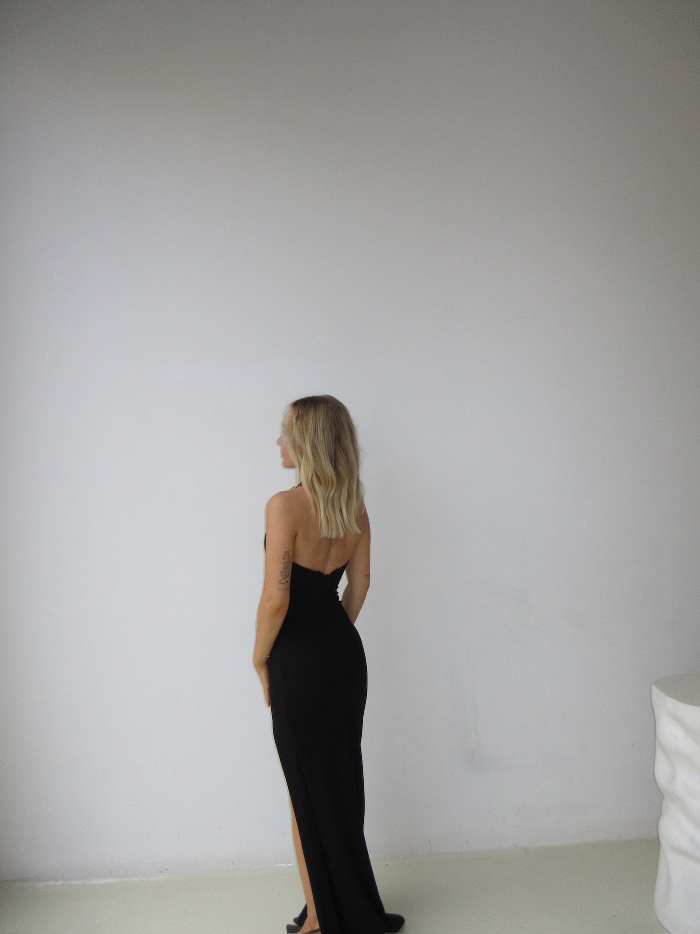 Nookie Madonna Gown Halter Black