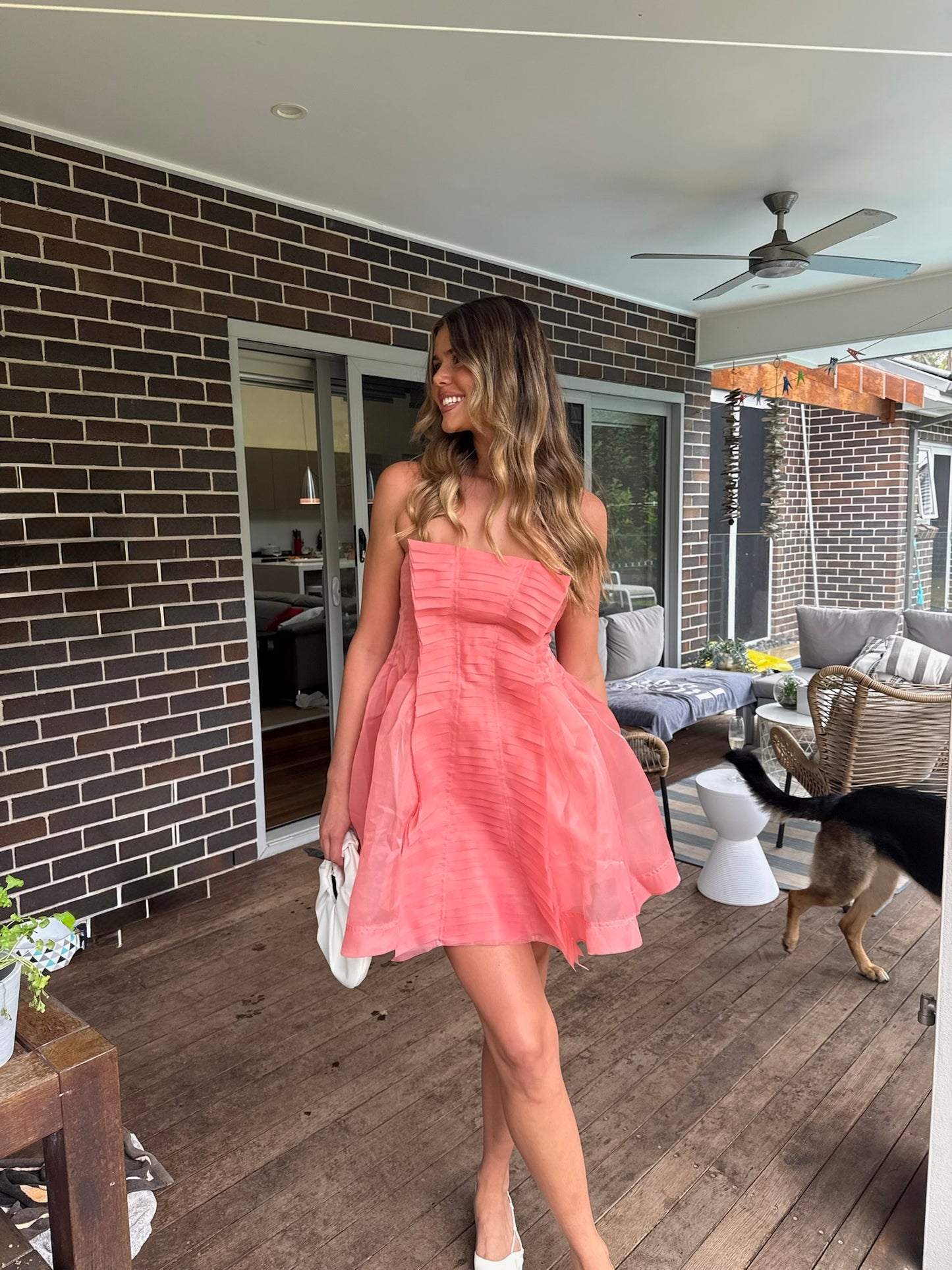 AJE Astrid Peach Mini