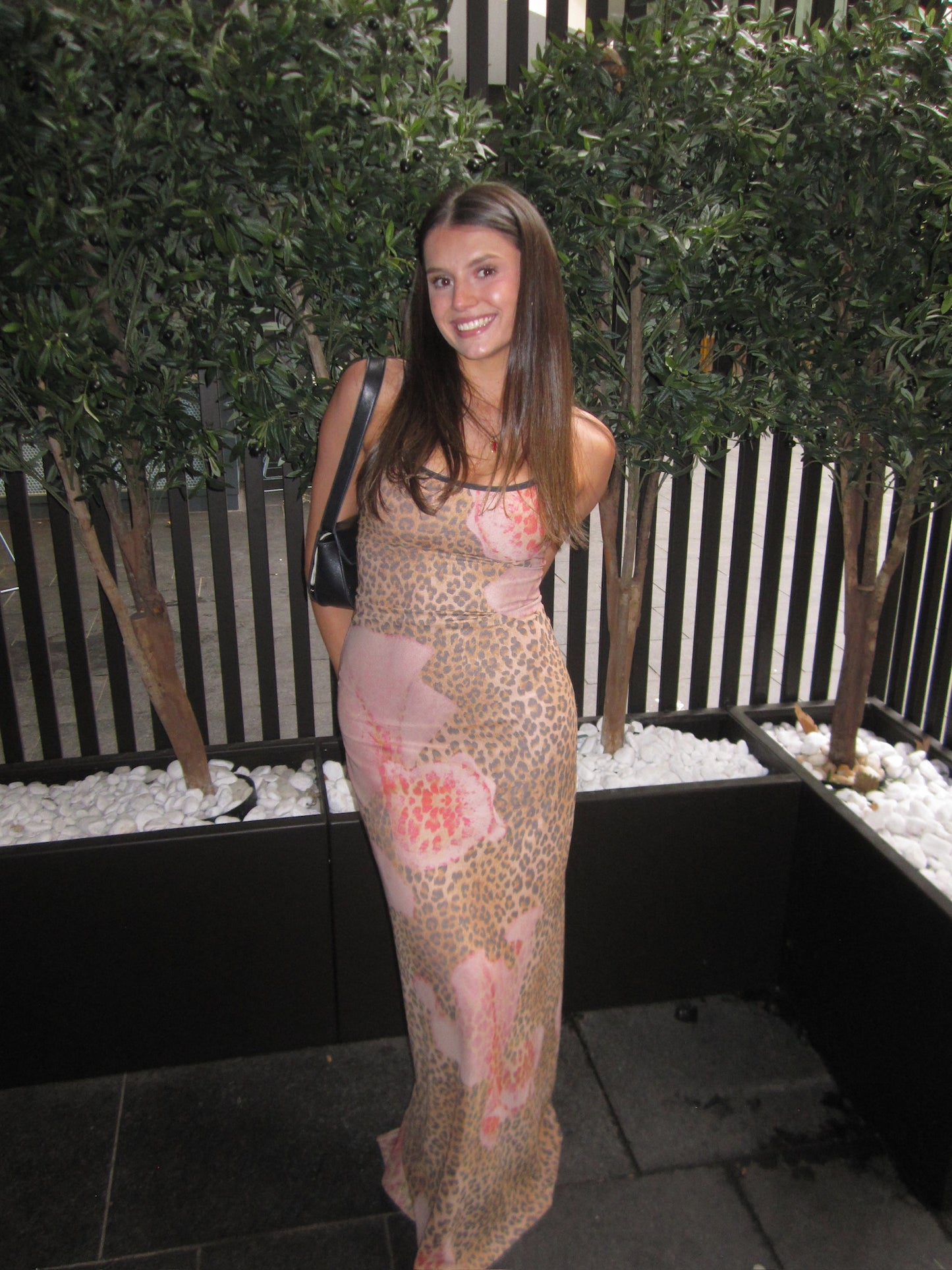 With Harper Lu Leopard Mesh Set