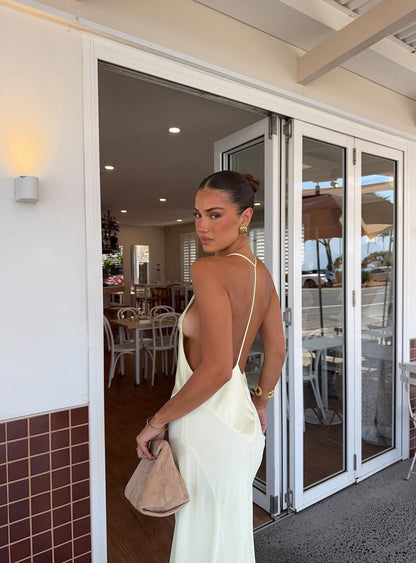 Sneaky Link Jaz Hand Yellow Maxi Dress