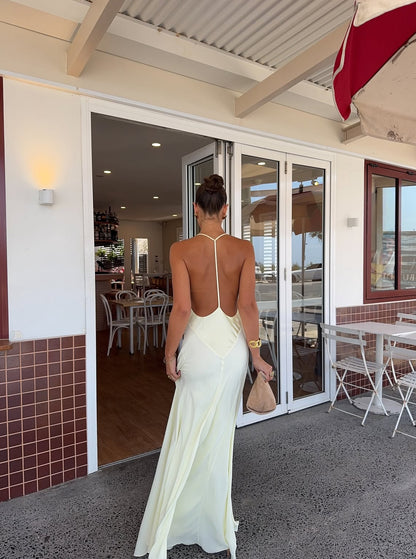 Sneaky Link Jaz Hand Yellow Maxi Dress