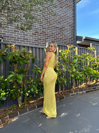 Asta Resort Natalia Sequin Yellow