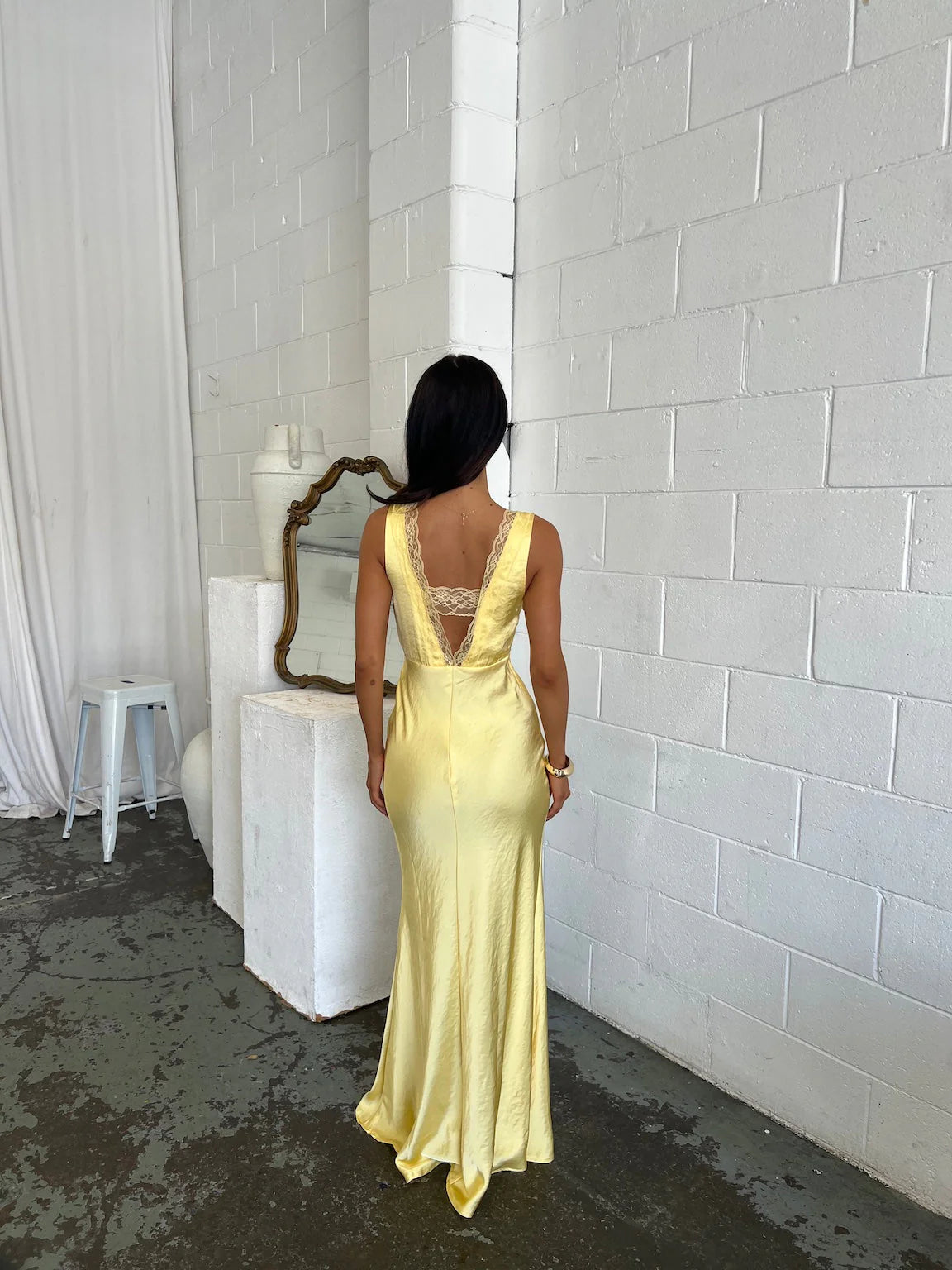 Little JC Boutique Fake Love Yellow Maxi