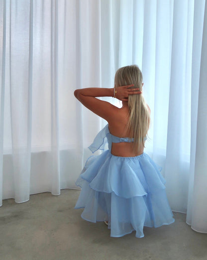 Billy J Fantasia Mini Dress Blue