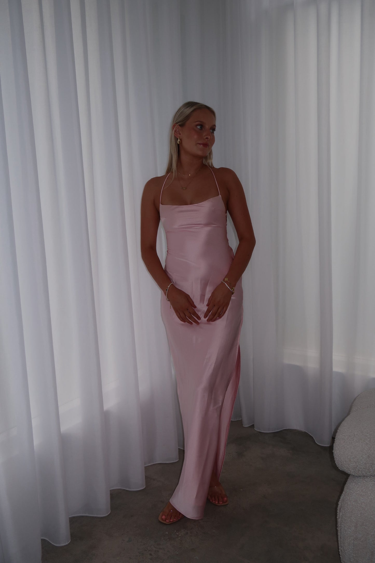 Babyboo Makalita backless Baby Pink