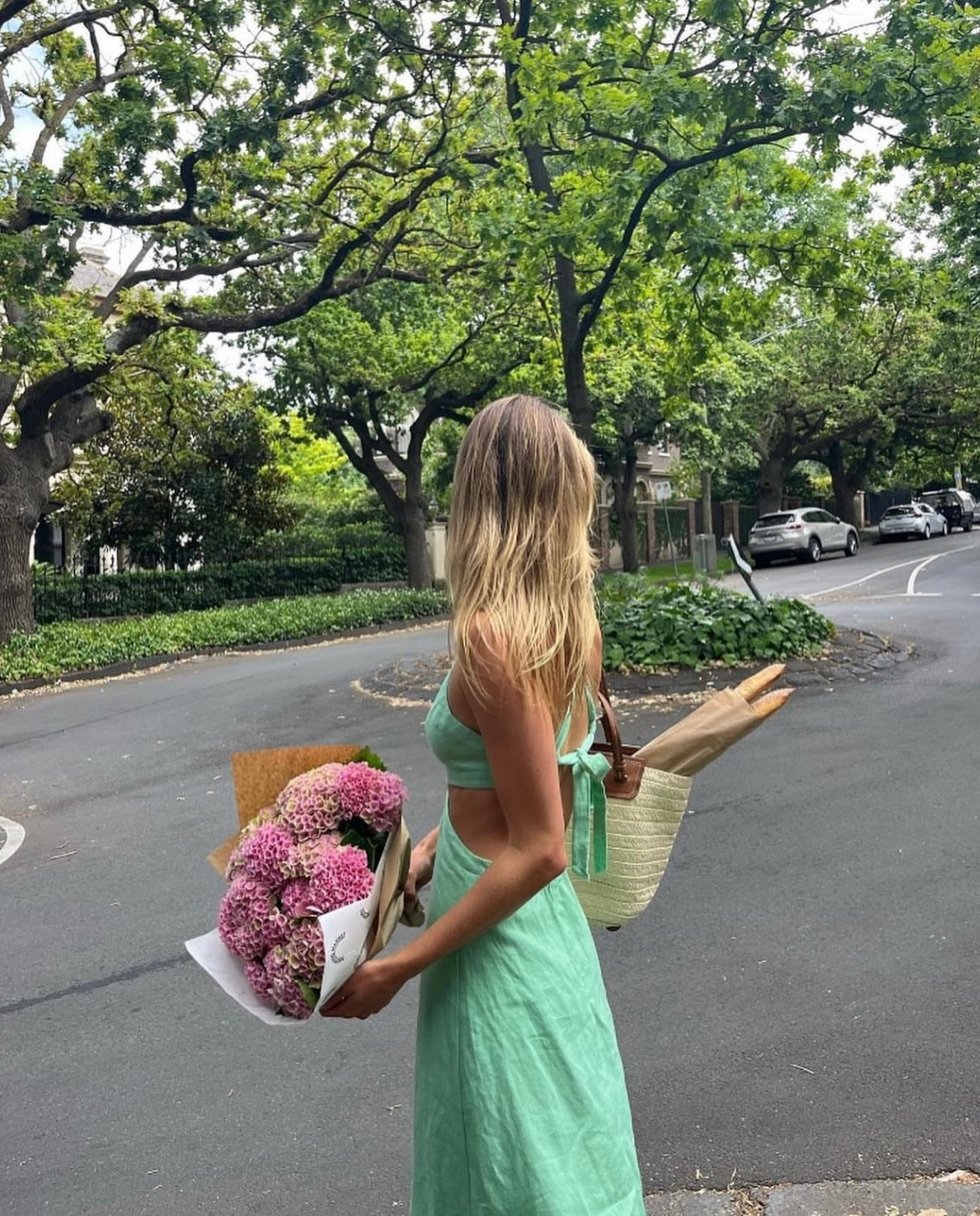 Kookai Palm Midi Dress