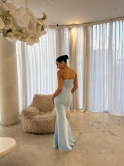 Hntr The Label Louie Gown Blue