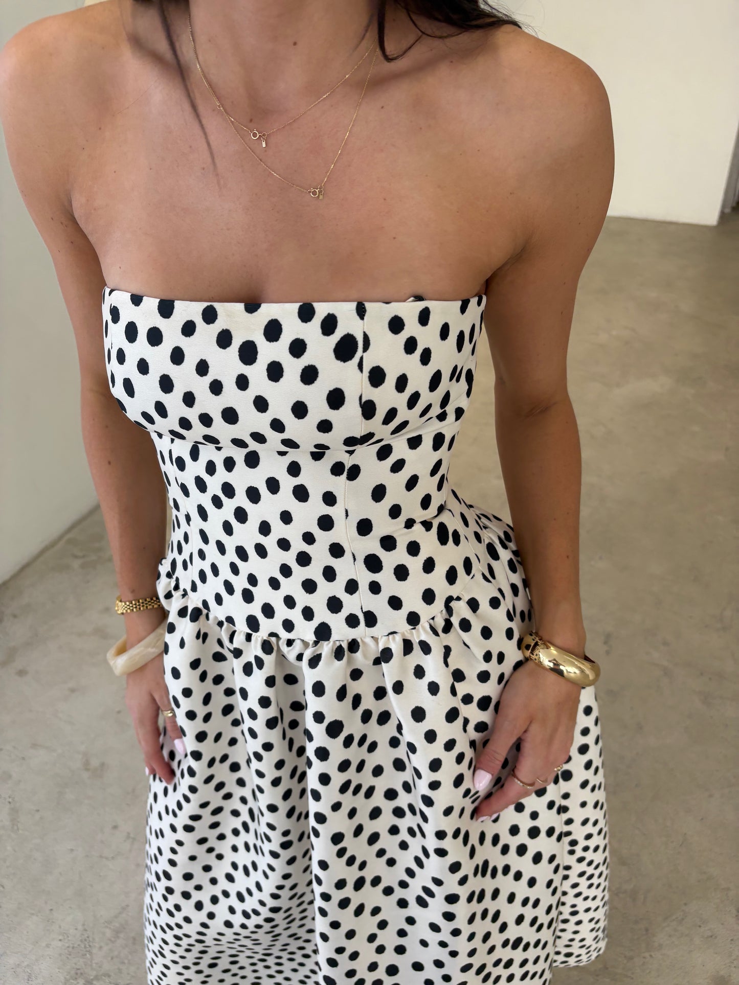 Sheike Maya Polka Dot Midi