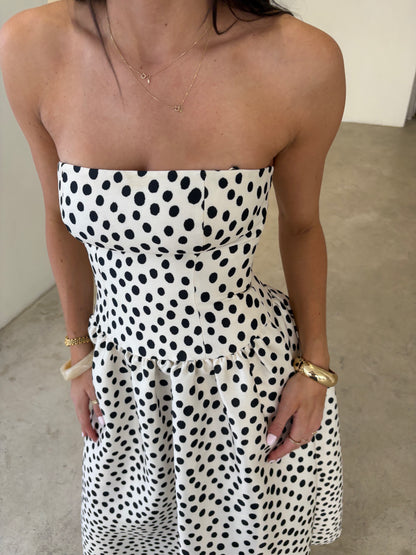Sheike Maya Polka Dot Midi
