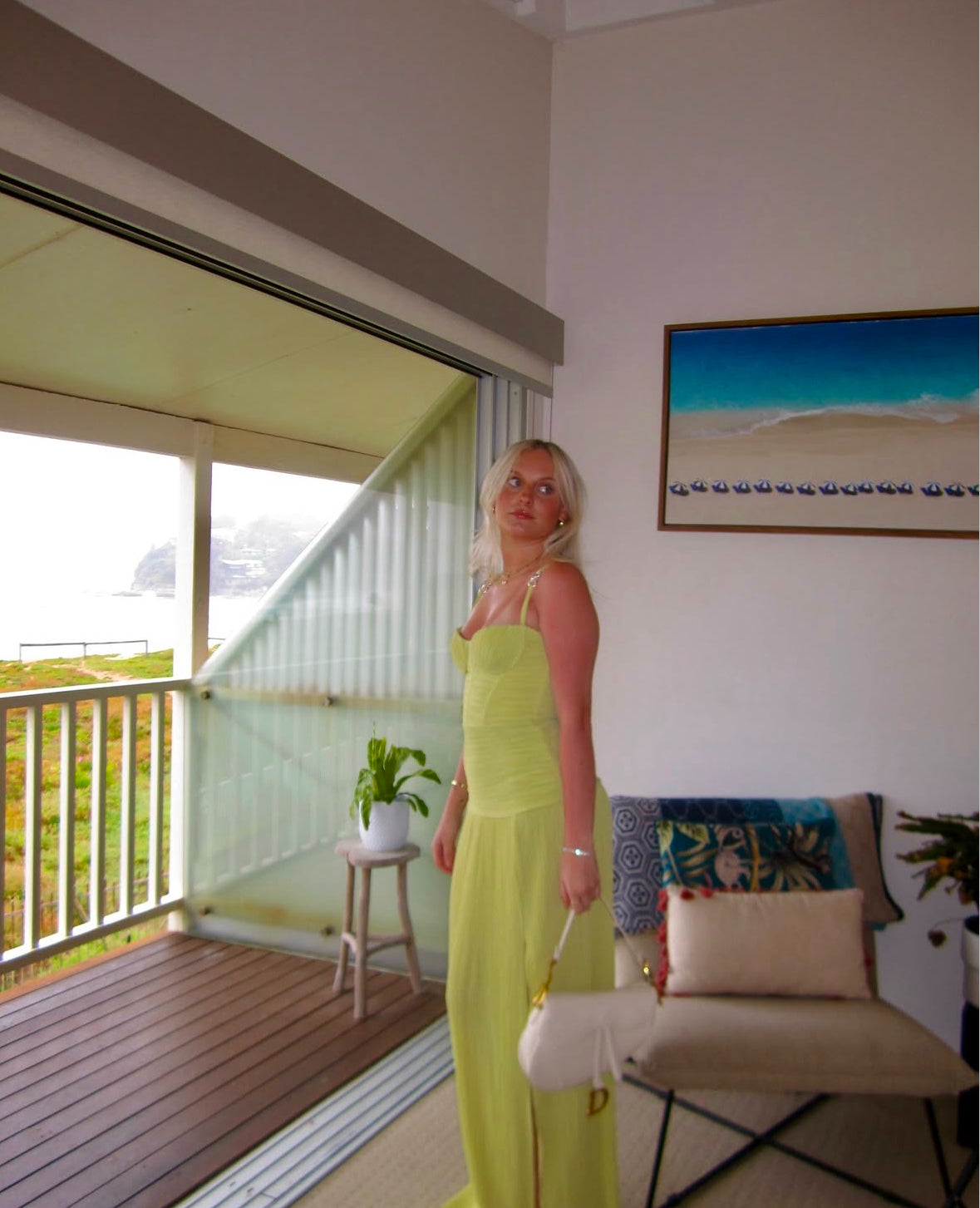 Manning Cartell Double Time Pleat Maxi Pistachio