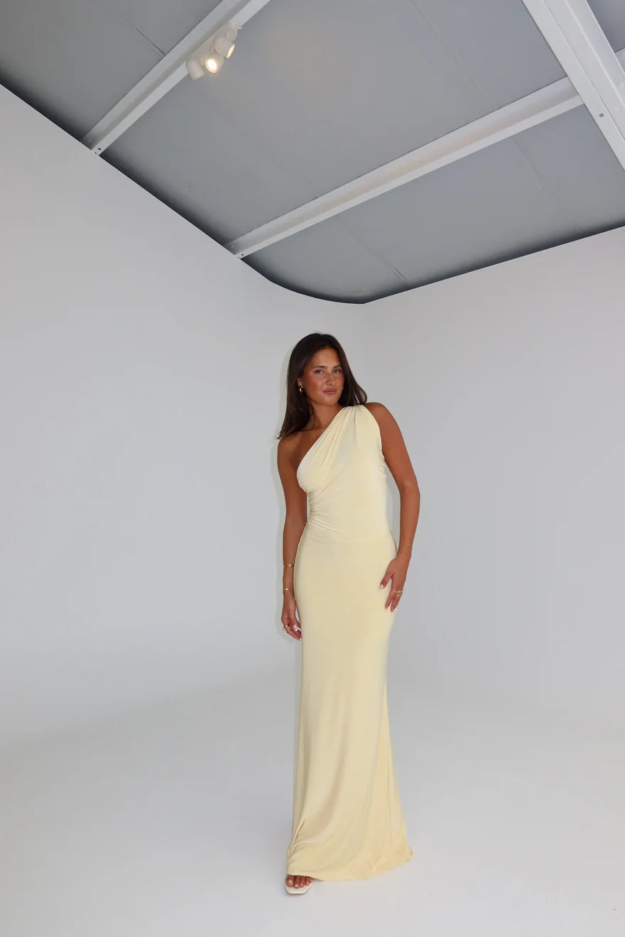 Natalie Rolt Fabienne Gown in Lemon