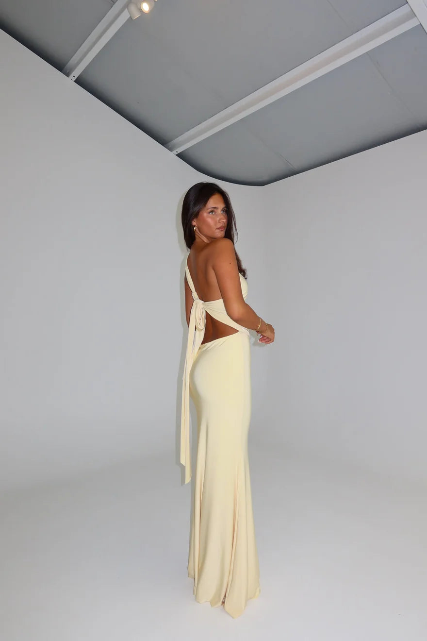 Natalie Rolt Fabienne Gown in Lemon