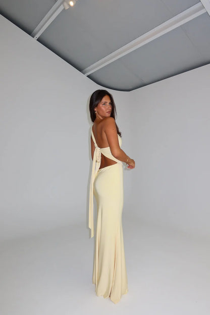 Natalie Rolt Fabienne Gown in Lemon
