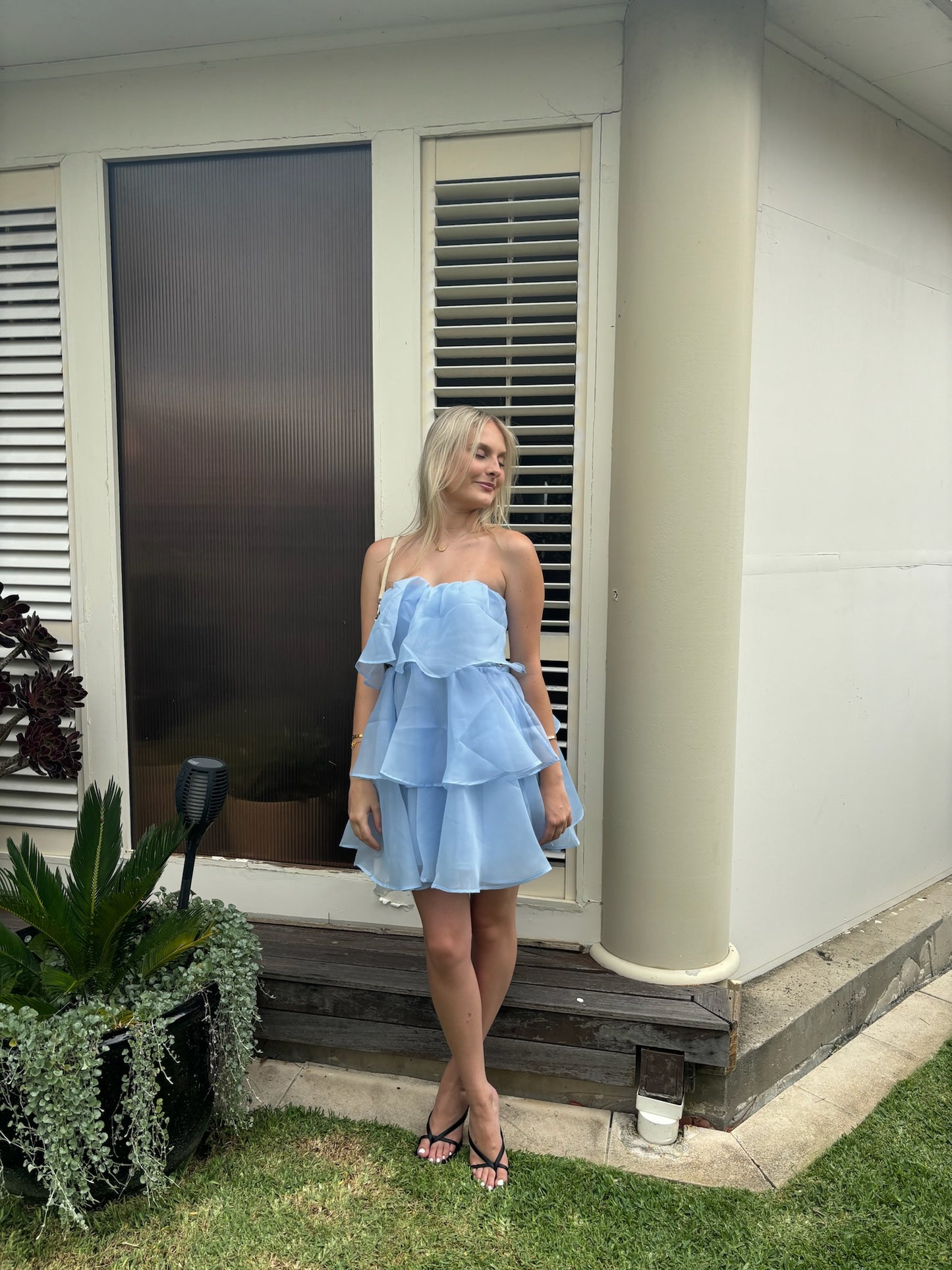 Billy J Fantasia Mini Dress Blue