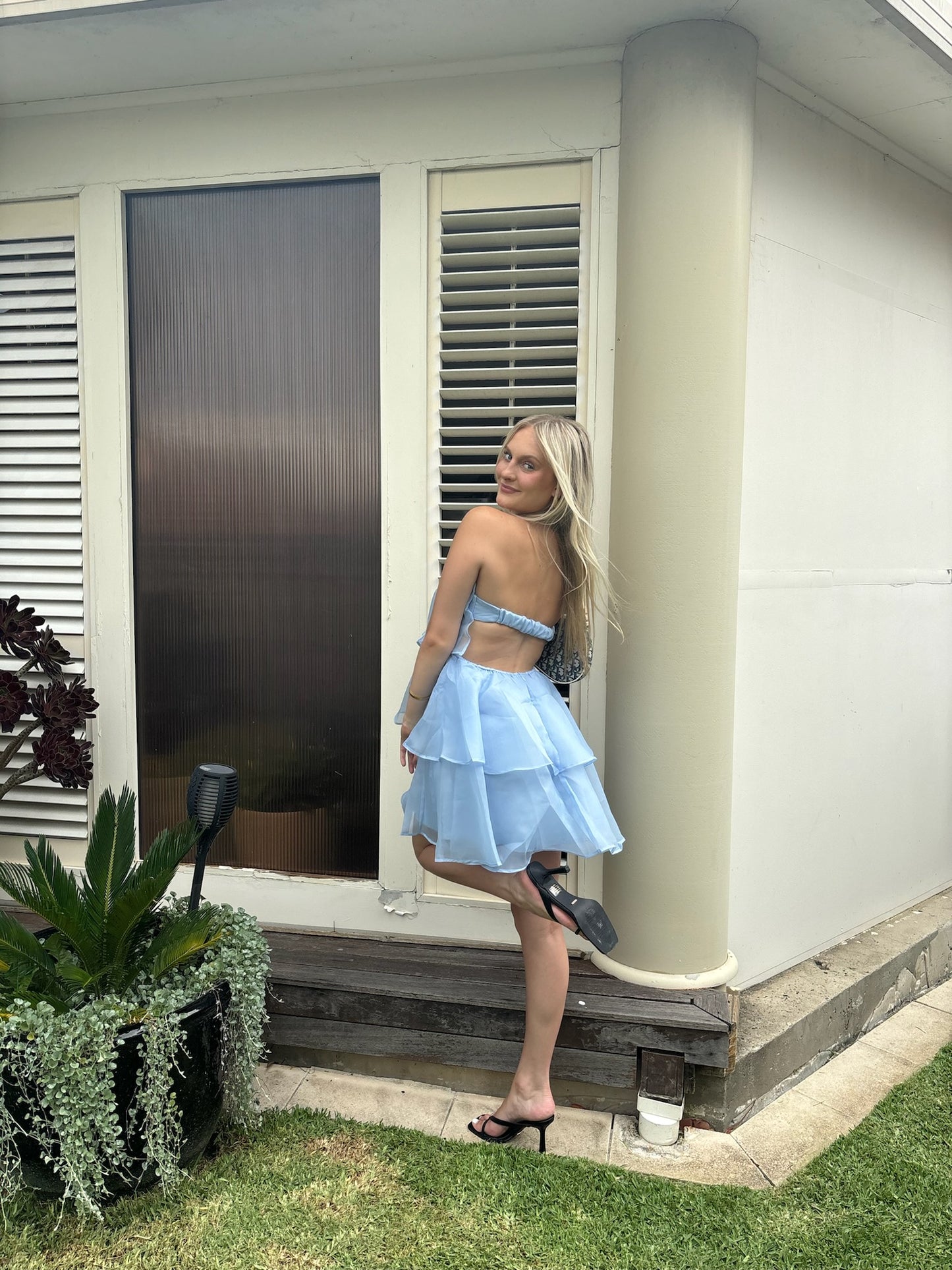 Billy J Fantasia Mini Dress Blue