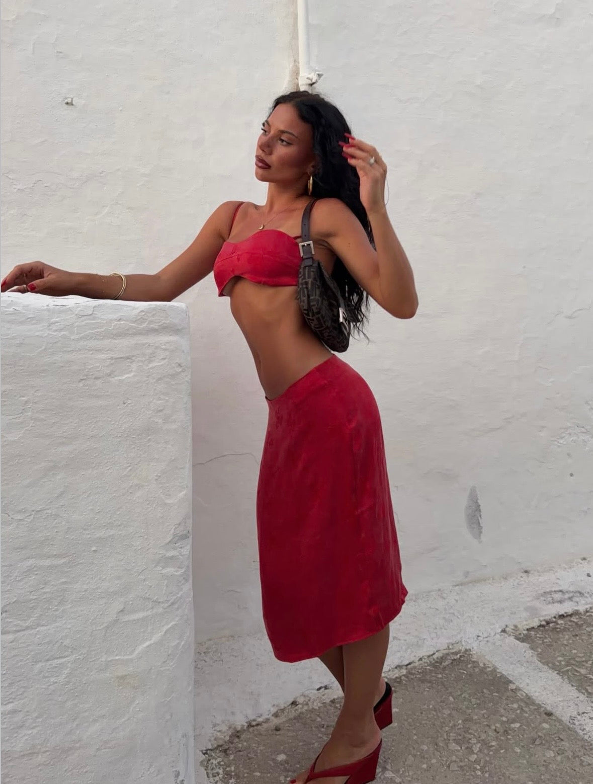 Hntr The Label Inka Set in Red