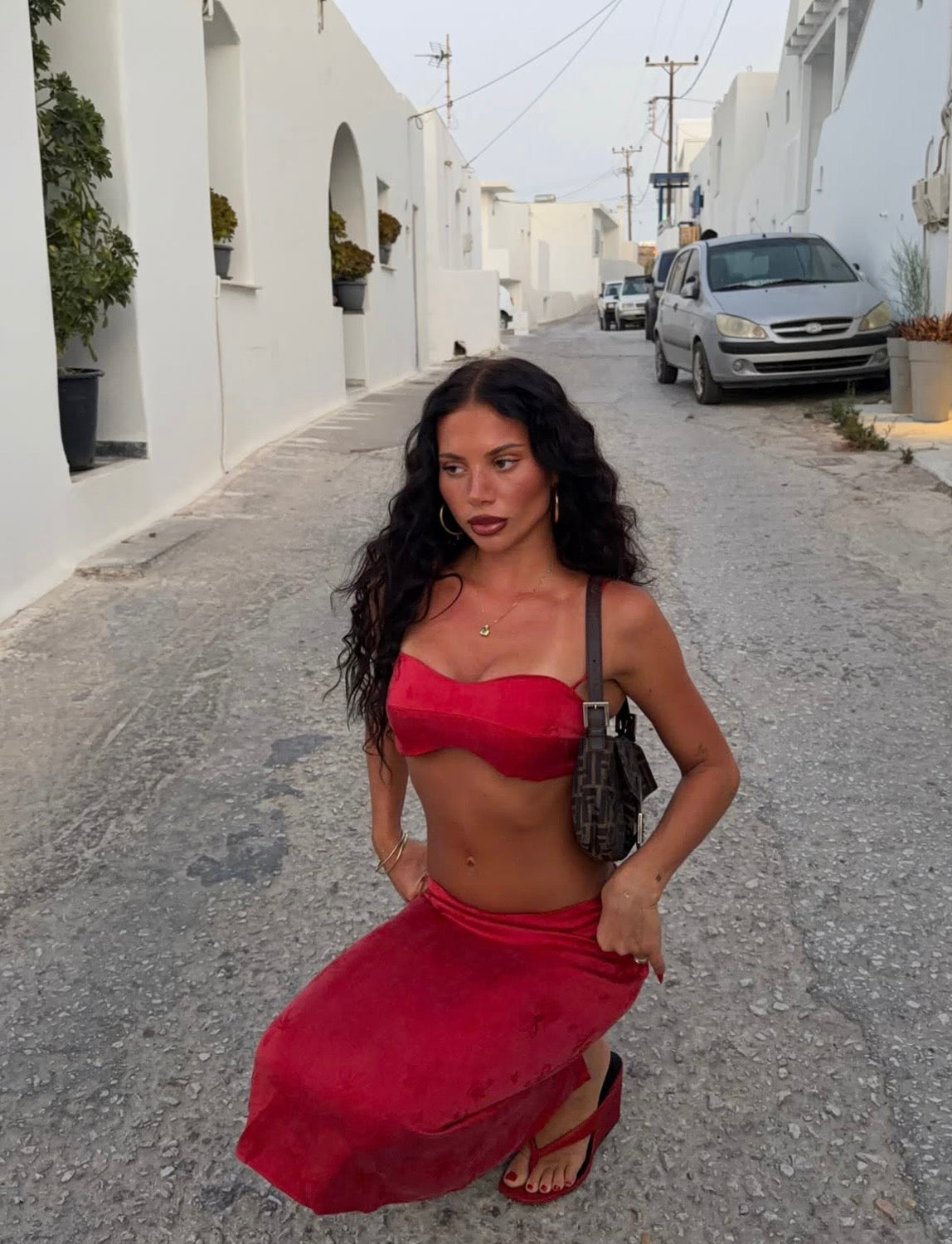 Hntr The Label Inka Set in Red