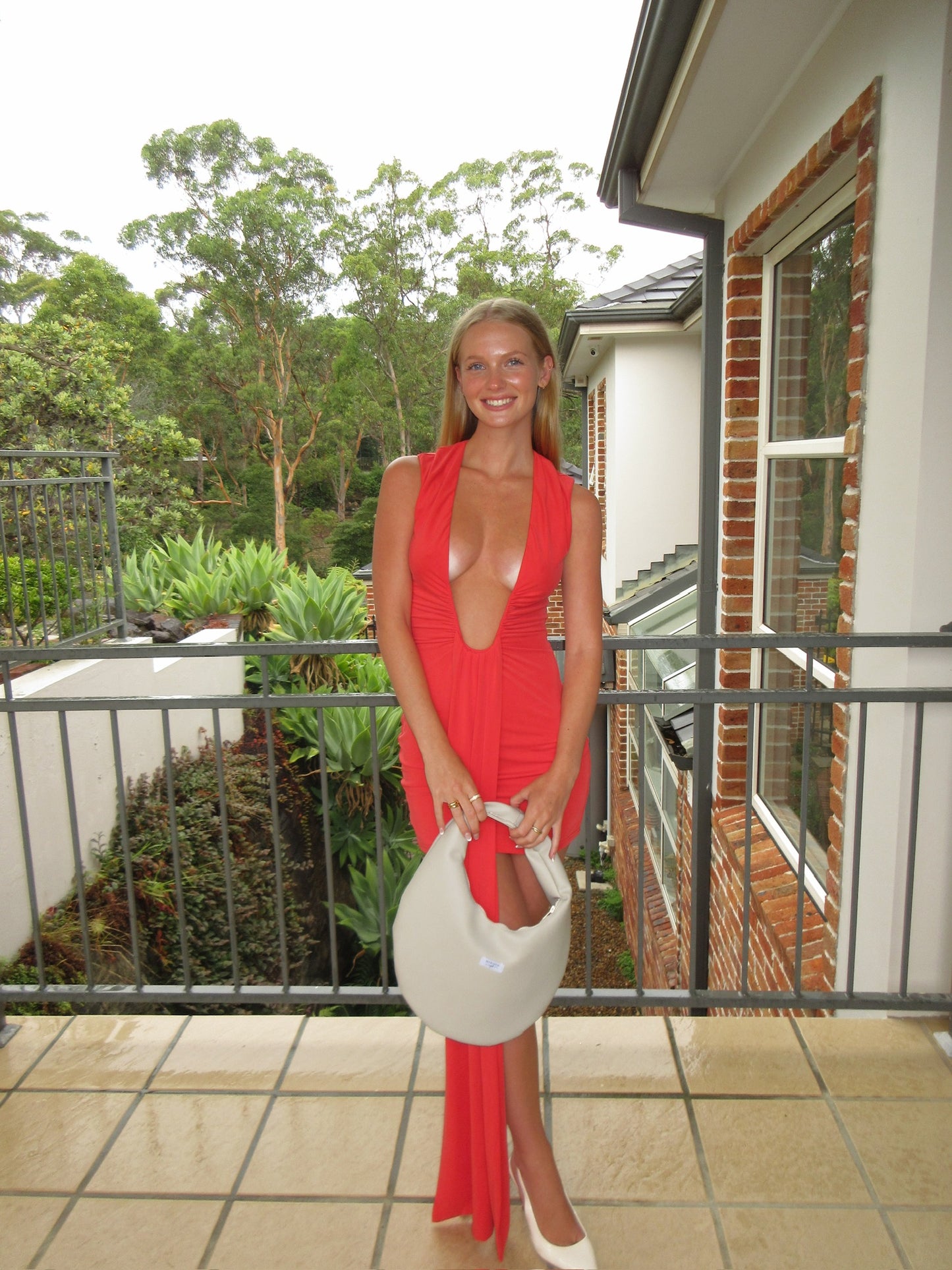 Misha Jennifer Cupro Mini Red