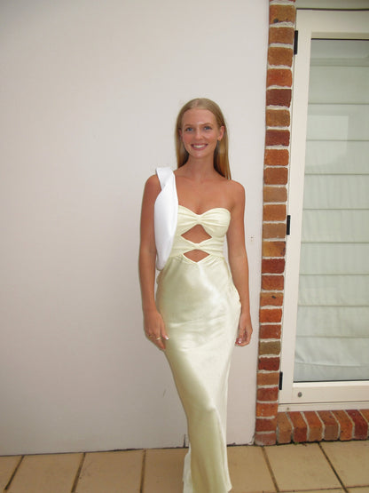 Bec and Bridge Halle Yellow Strapless