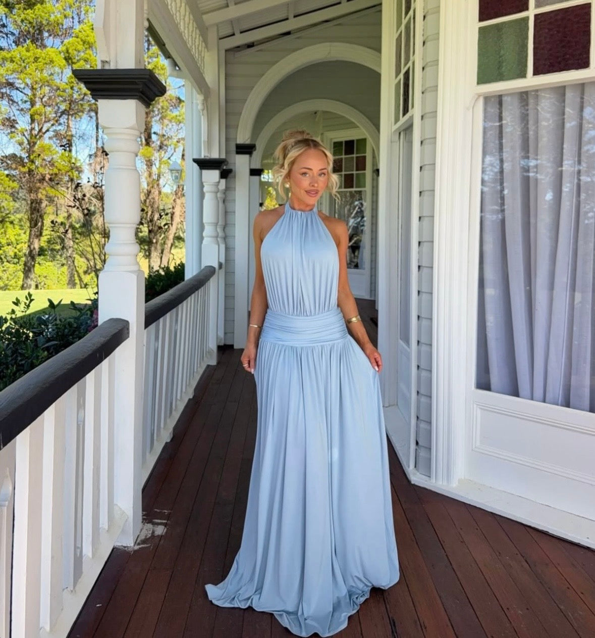 Arcina Ori Santina Dress in Sky Blue