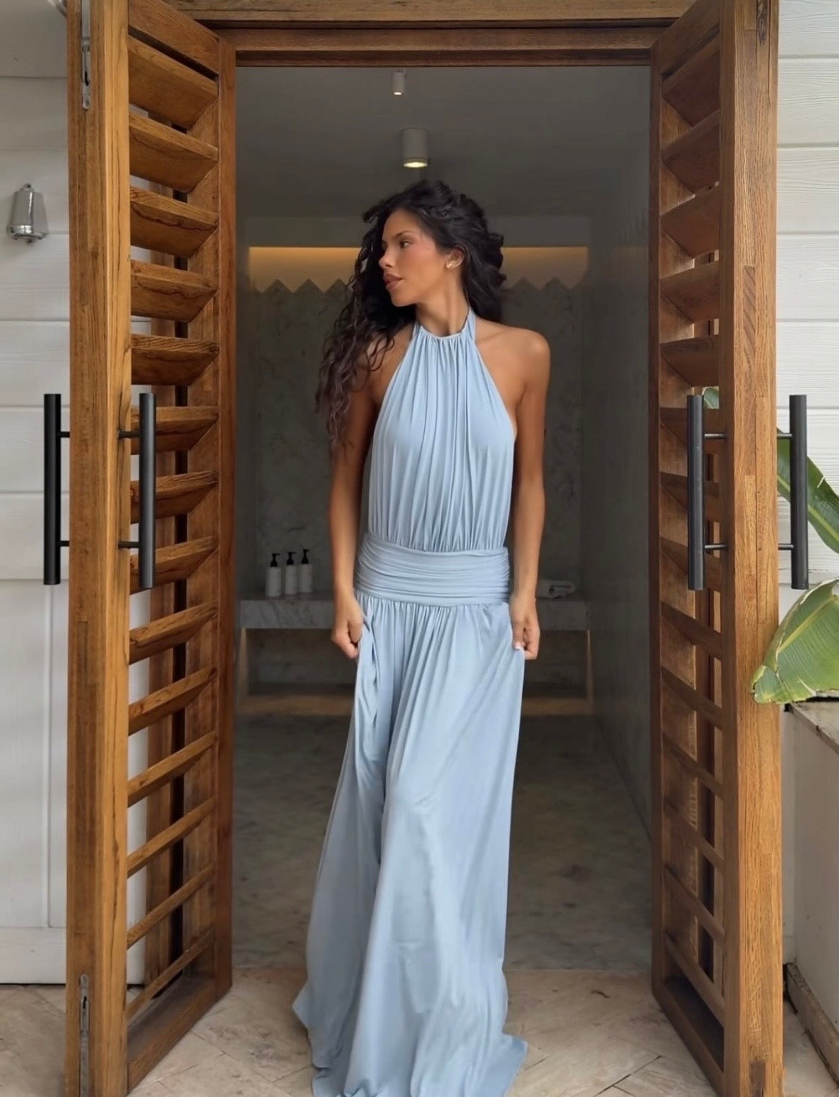 Arcina Ori Santina Dress in Sky Blue