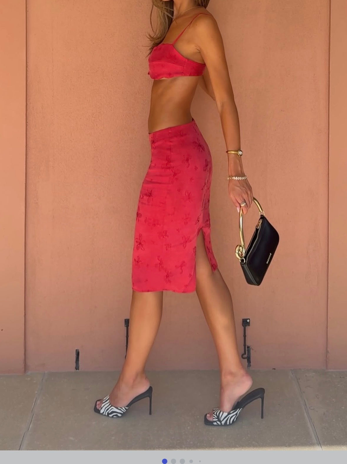 Hntr The Label Inka Set in Red
