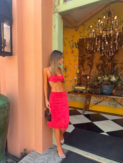 Hntr The Label Inka Set in Red